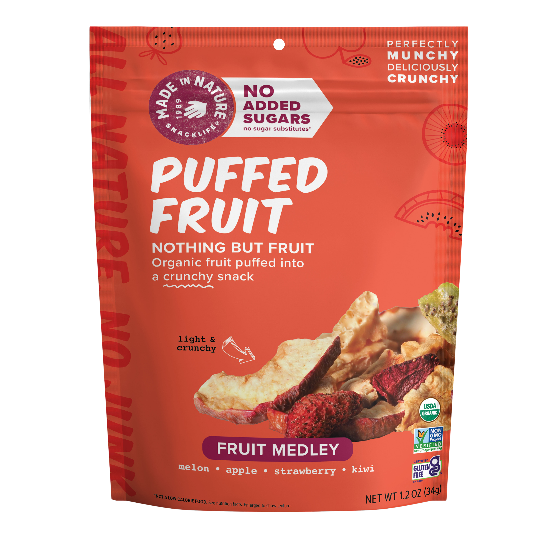 Puffed Fruit Medley – Made In Nature