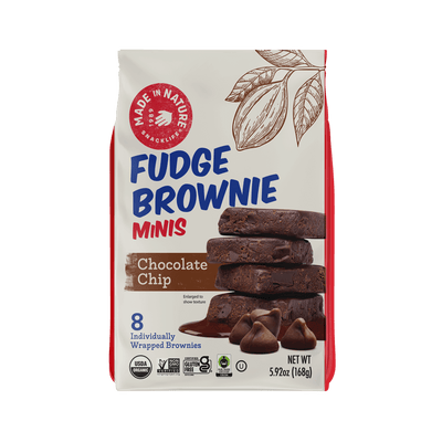 Chocolate Chip Fudge Brownie Minis