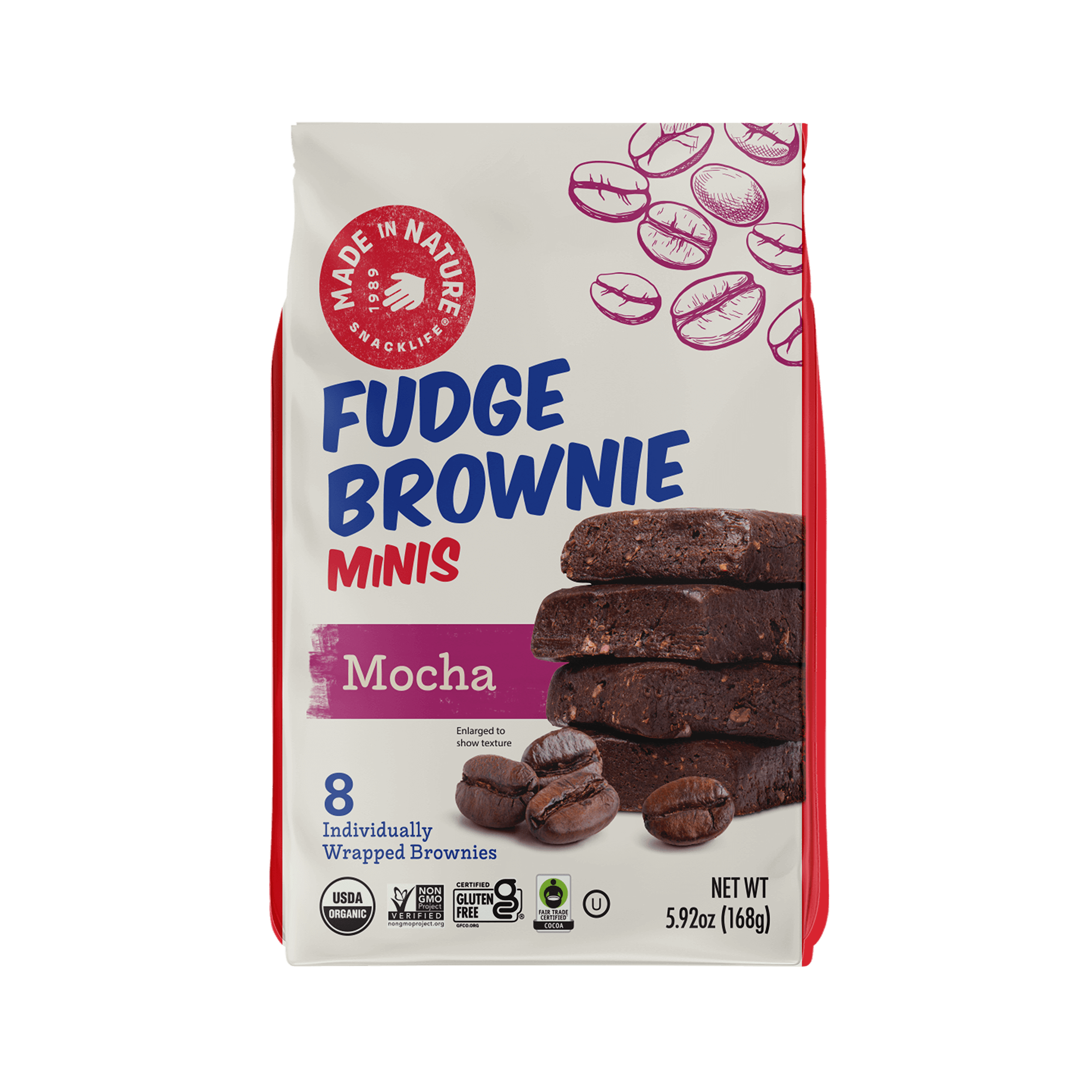 Mocha Fudge Brownie Minis