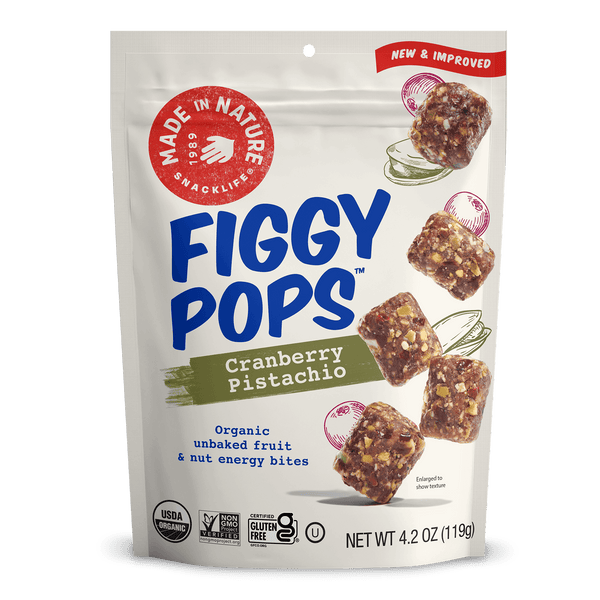 Buy Figgy Pops: Cranberry Pistachio Energy Bites | Made In Nature