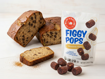 Banana Bread Recipe with Figgy Pop Mix-Ins