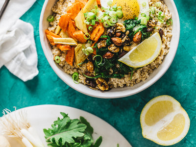 Fall Breakfast Bowl Recipe with Oats & Root Veggies