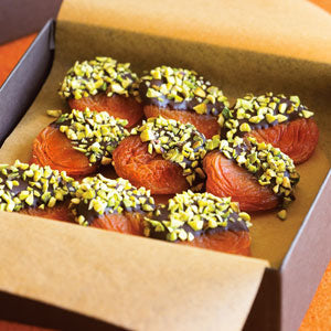 chocolate apricots