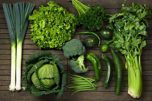 green veggies on board