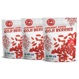 3 packs of dried goji berries