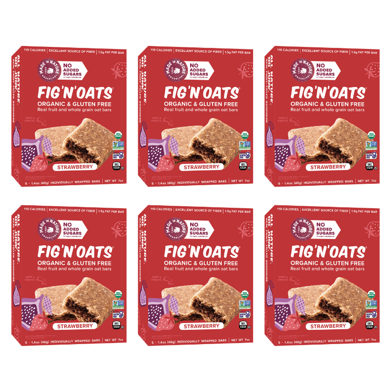 Strawberry Fig & Oat Bars (6 Pack / 30 Bars)