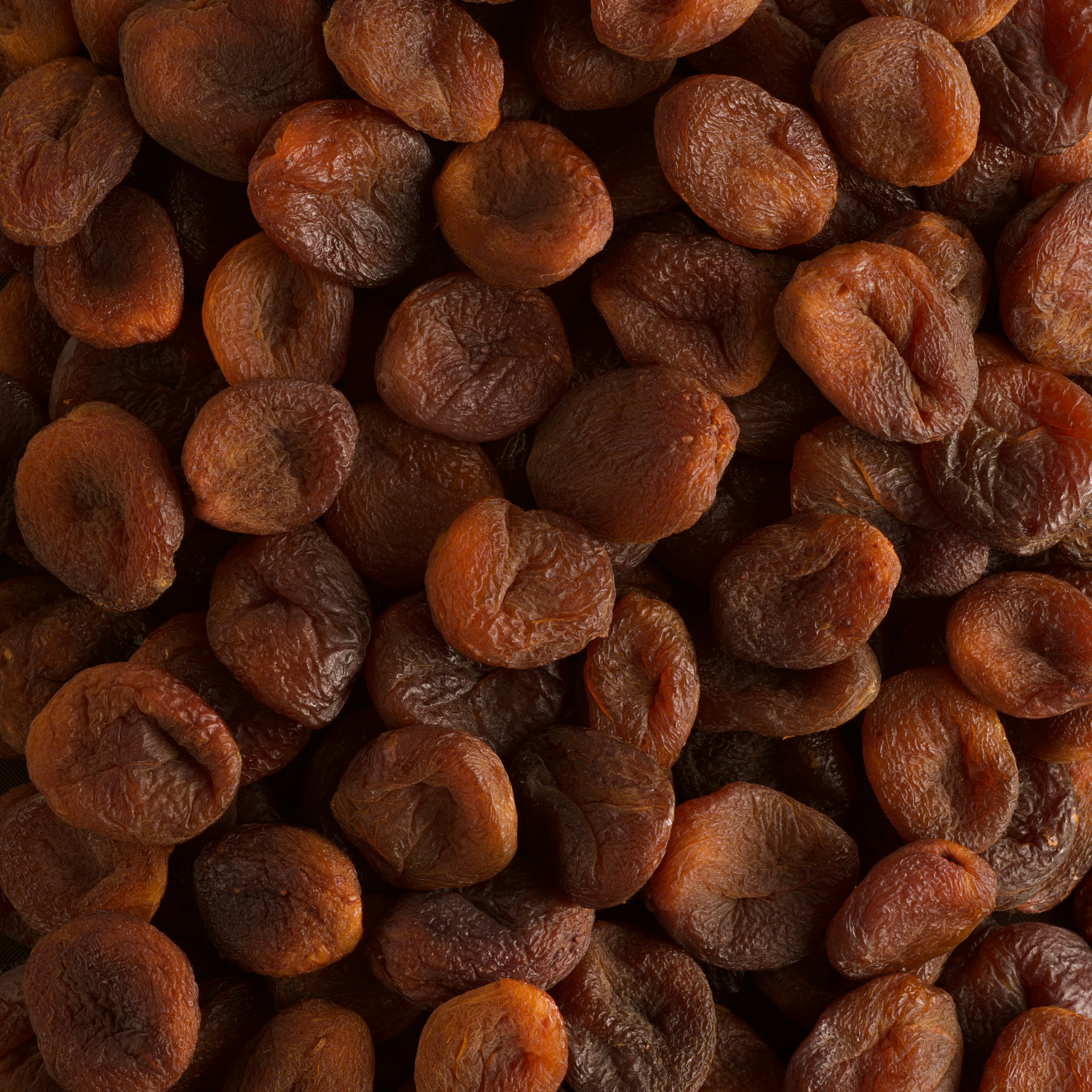 Close-up of dried apricots