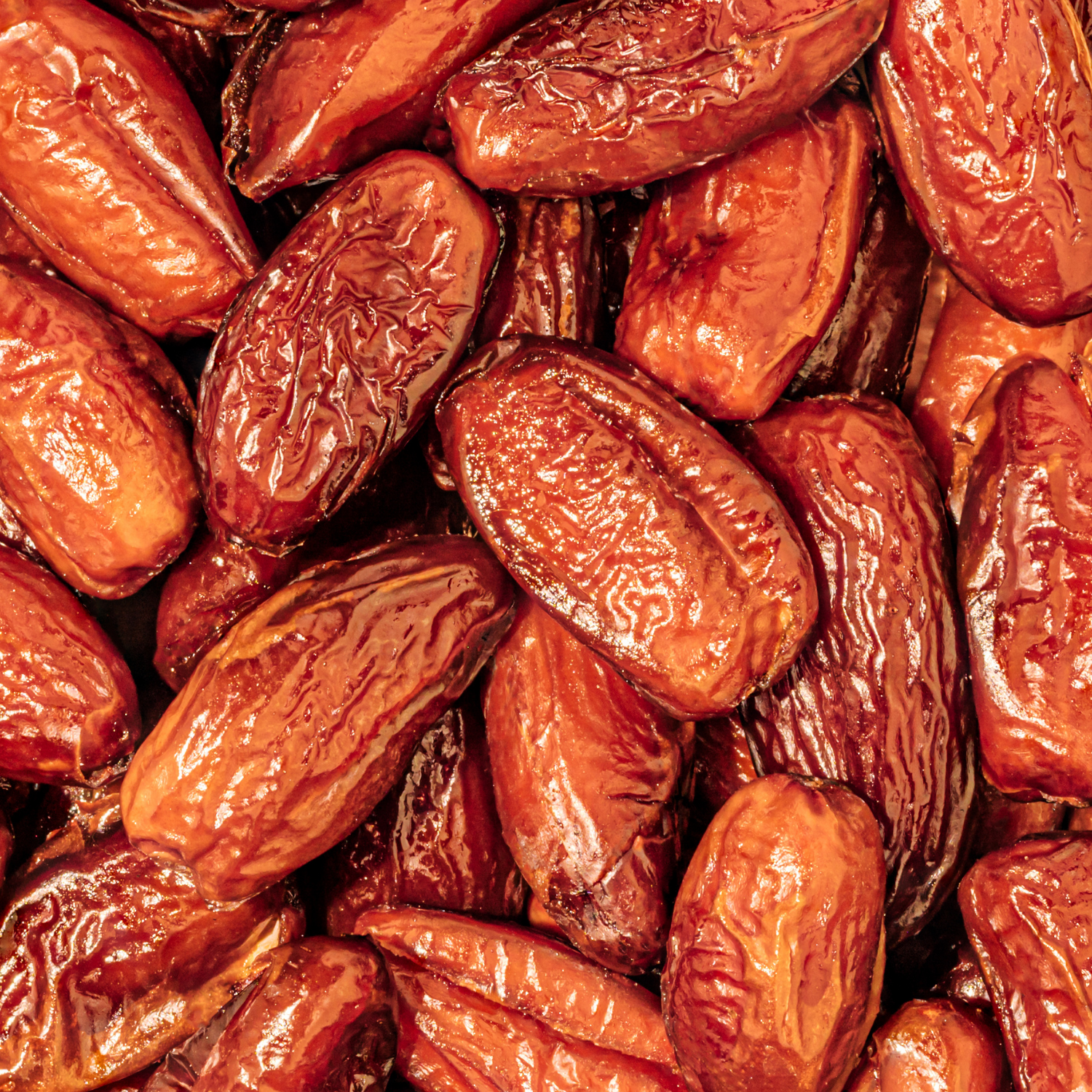 Close-up of dried dates. 