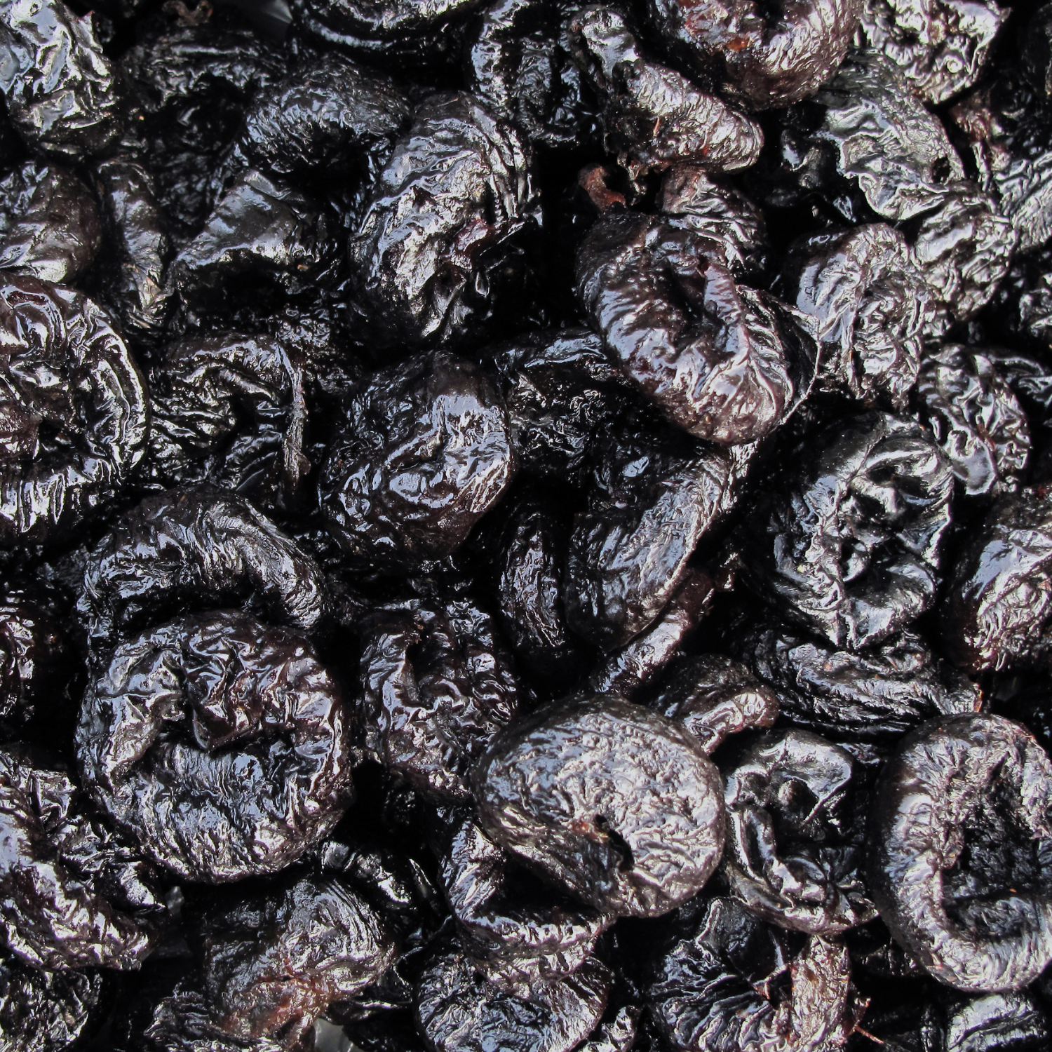 Close-up of dried plums