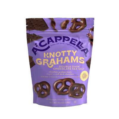 Double Dark Chocolate Sea Salt Knotty Grahams