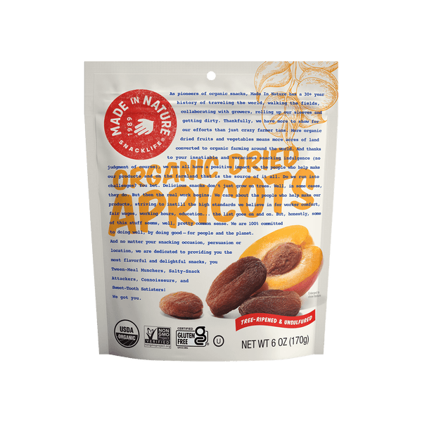 Shop Organic Dried Apricots 100 Unsulfured Made In Nature