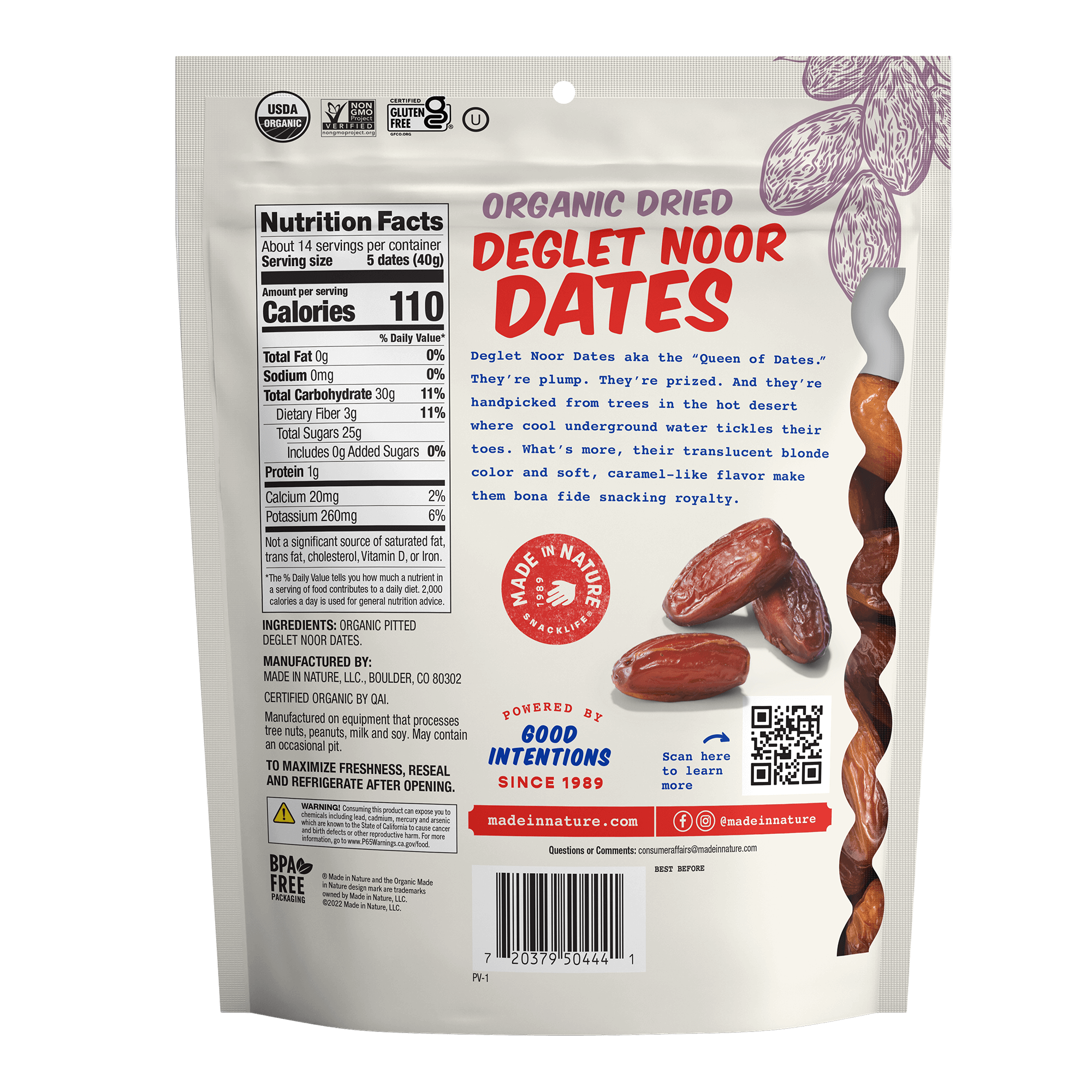 Dried Deglet Noor Dates