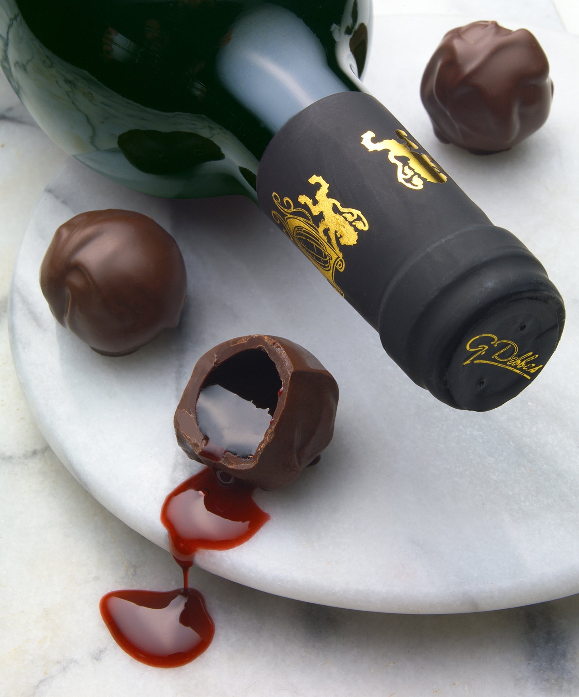 Wine Filled Chocolate Debbas Gourmet Made In Nature